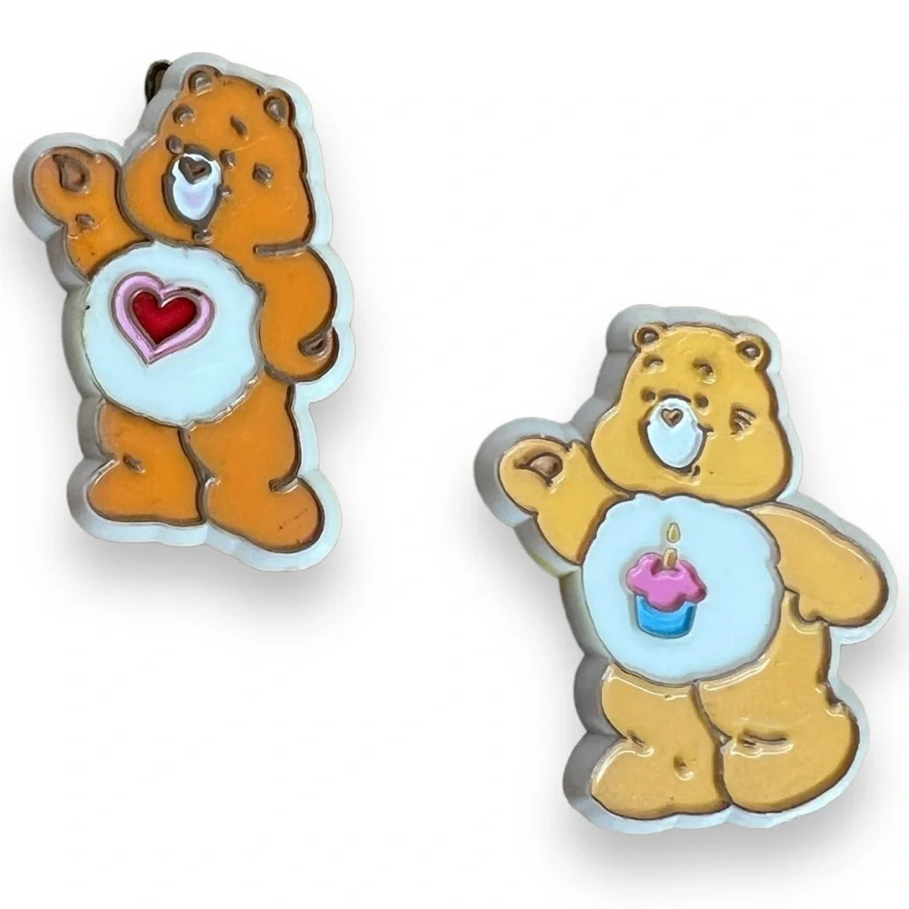 Vintage 1983 Care Bear Barrettes